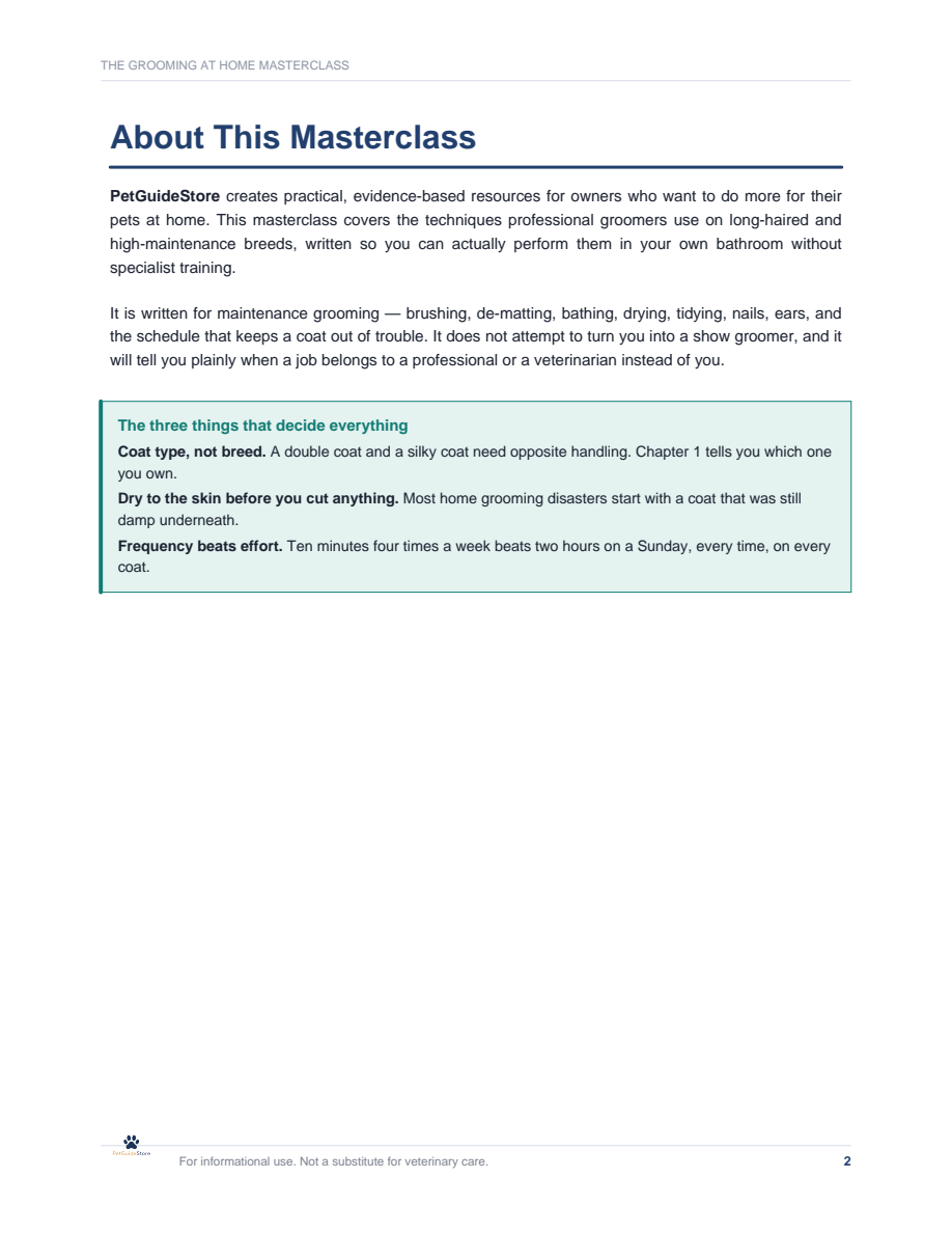 The Grooming at Home Masterclass — Complete Kit (Manual + 5 Printable Worksheets